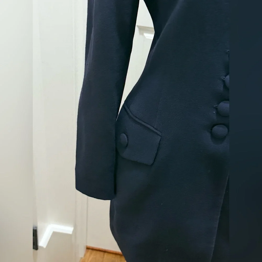 Vintage Jones New York. Wool Skirt Suit. Twilight Blue. Size 6.